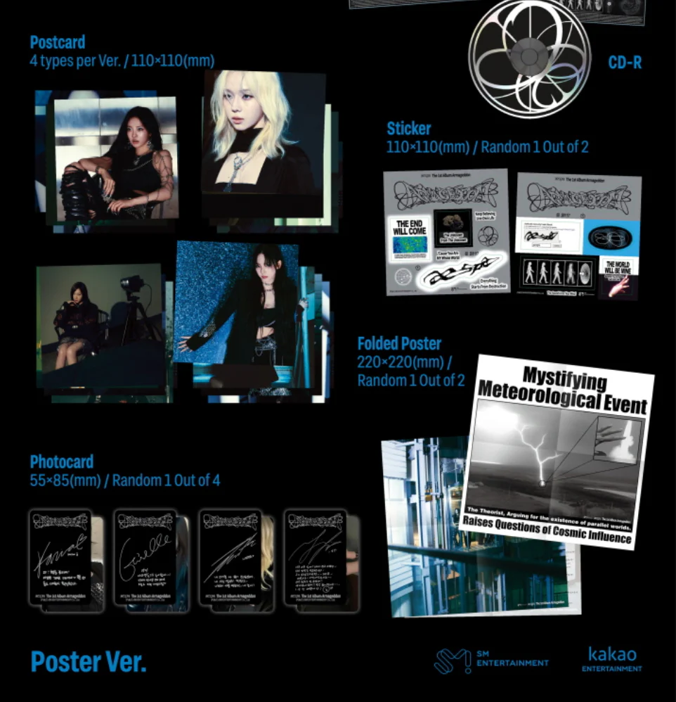 AESPA - ARMAGEDDON (THE 1ST ALBUM) POSTER VER. - Image 3