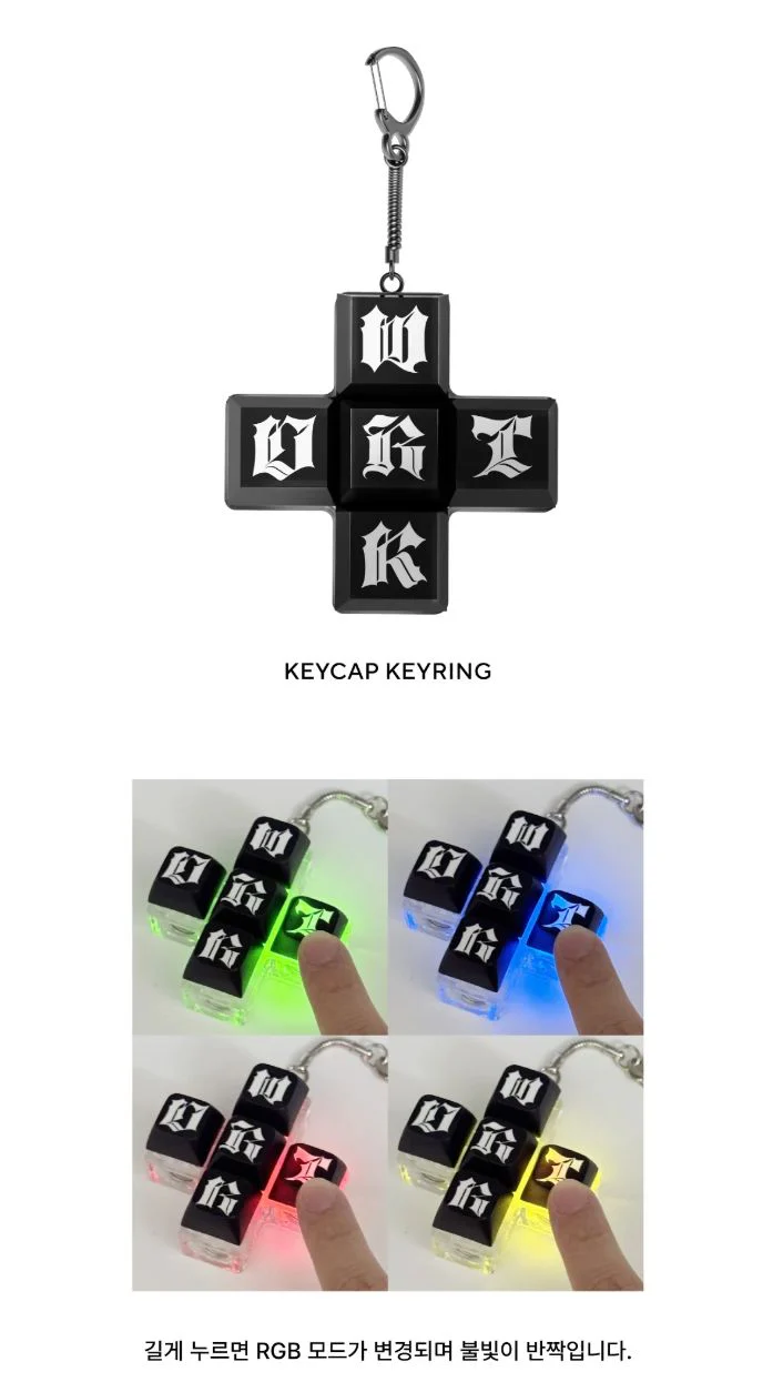AESPA - CLICK IT KEYCAP & MOUSE PAD SET (THE 1ST SINGLE ALBUM 'DIRTY WORK' OFFICIAL MD) - Image 3