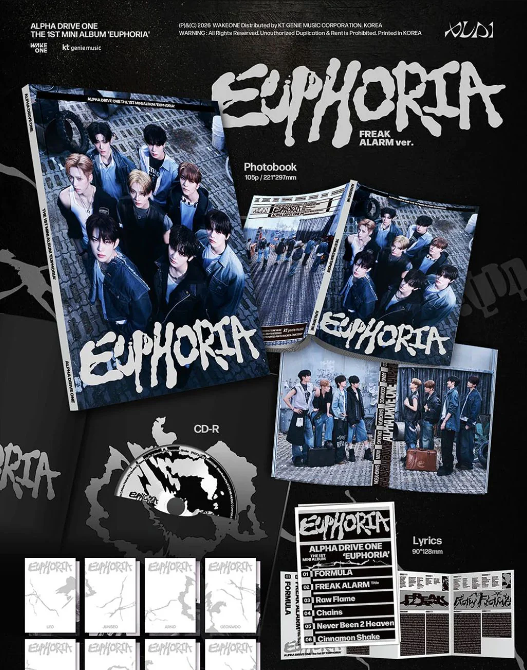 ALPHA DRIVE ONE - EUPHORIA (FREAK ALARM VER.) + Apple Music Photocard - Image 3