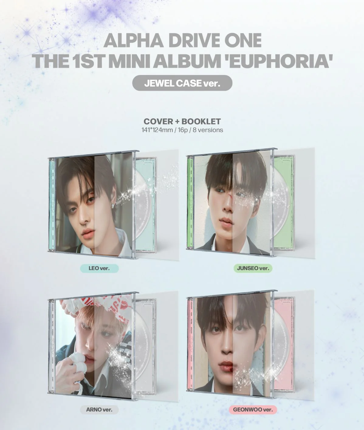 ALPHA DRIVE ONE - EUPHORIA (JEWEL CASE VER.) + Apple Music Photocard - Image 3
