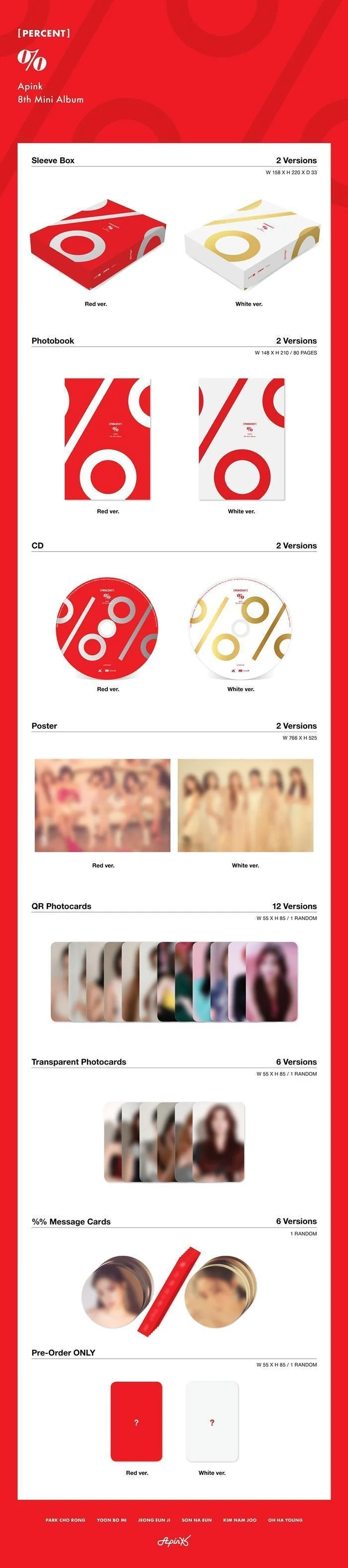 APINK - 8th Mini PERCENT - Image 4