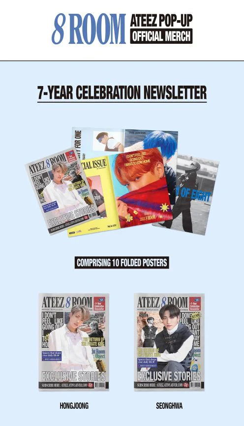 ATEEZ - 8ROOM 7TH ANNIVERSARY POP-UP OFFICIAL MD 2 - Image 2