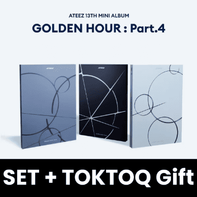 ATEEZ - GOLDEN HOUR : PART.4 SET + TOKTOQ Gift