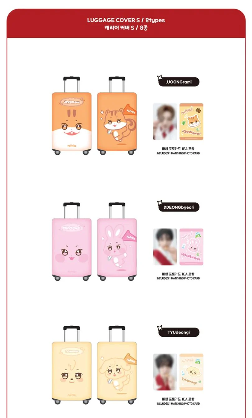 ATEEZ - LUGGAGE COVER (ANITEEZ IN THE CALLING OFFICIAL MD) - Image 4