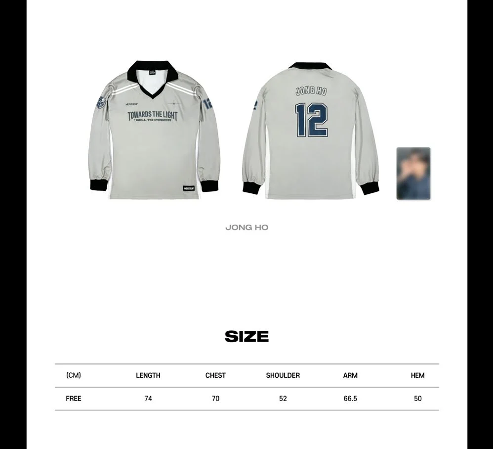 ATEEZ - REPLICA LONG SLEEVE ('2025 ATEEZ WORLD TOUR IN EUROPE' MD) - Image 5