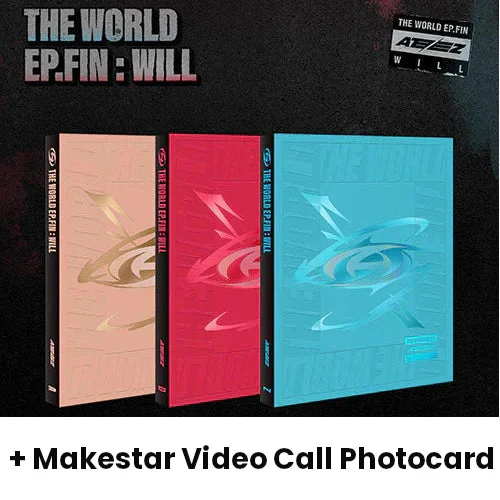 ATEEZ - THE WORLD EP.FIN : WILL (2ND FULL ALBUM) + Makestar Video Call Event Photocard