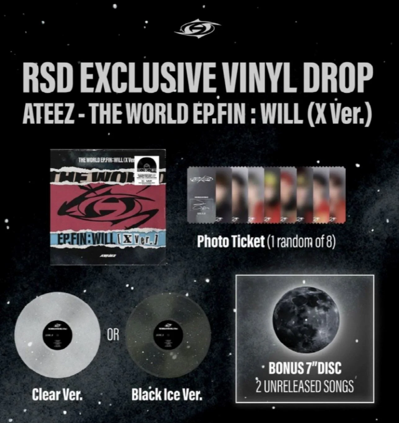 ATEEZ - THE WORLD EP.FIN : WILL (LIMITED GATEFOLD EXCLUSIVE VINYL) - Image 2