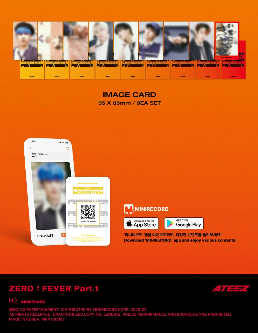 ATEEZ - ZERO : FEVER PART.1 (PLATFORM VER.) + Mini Record Gift - Image 9