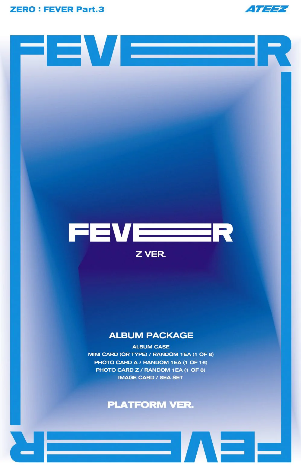 ATEEZ - ZERO : FEVER PART.3 (PLATFORM VER.) + Mini Record Gift - Image 11