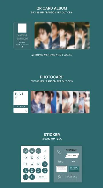 B1A4 - CONNECT (THE 8TH MINI ALBUM) POCA ALBUM - Image 3
