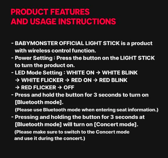 BABYMONSTER - OFFICIAL LIGHT STICK - Image 10