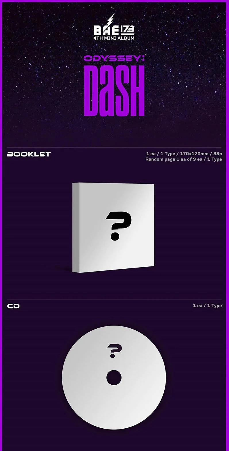 BAE173 - ODYSSEY: DASH (4TH MINI ALBUM) - Image 2