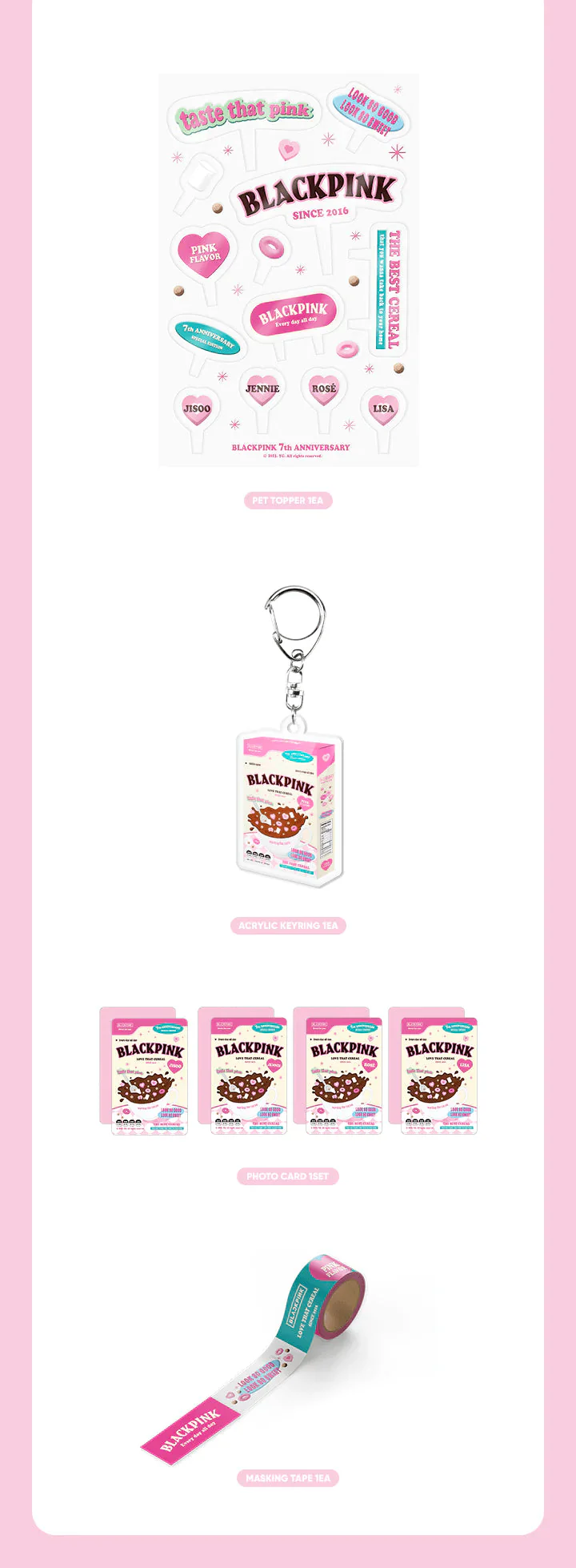 BLACKPINK - 2023 DEBUT ANNIVERSARY CEREAL DECO KIT - Image 3