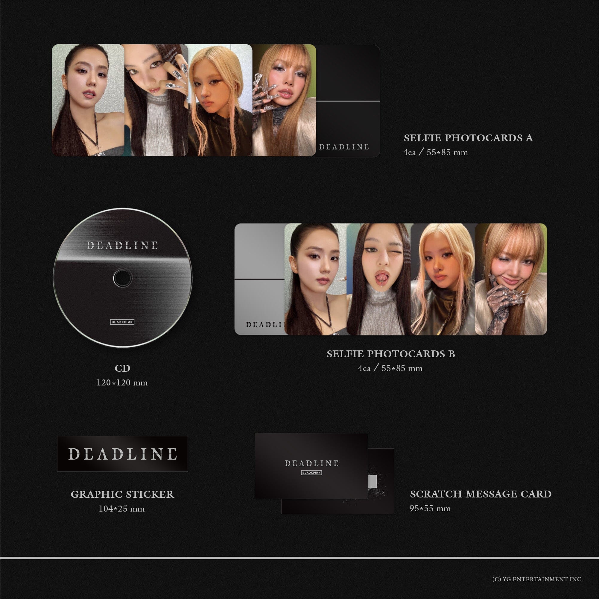 BLACKPINK - DEADLINE (GRAY VER.) + Weverse Gift - Image 5