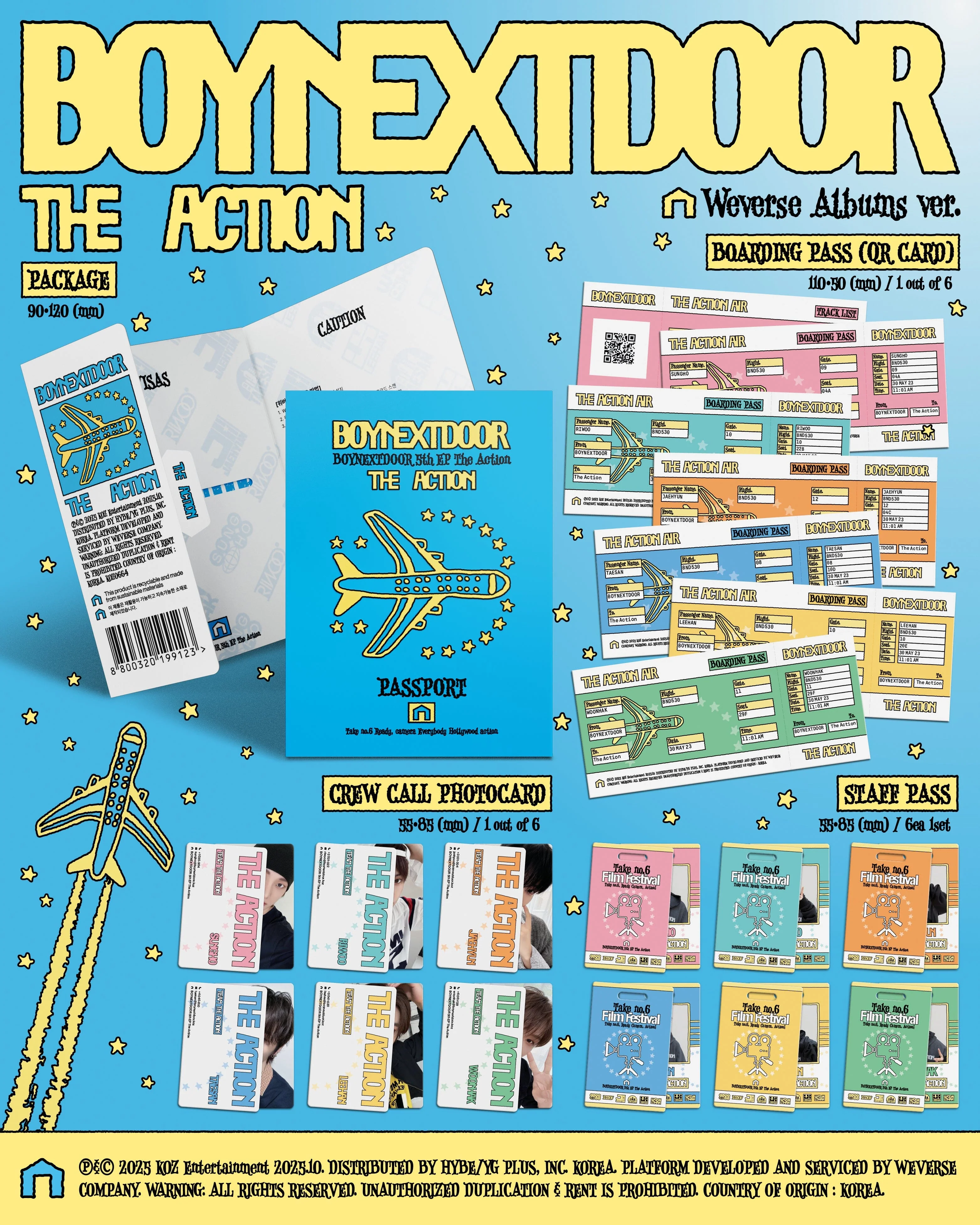 BOYNEXTDOOR - THE ACTION (WEVERSE ALBUMS VER.) - Image 2