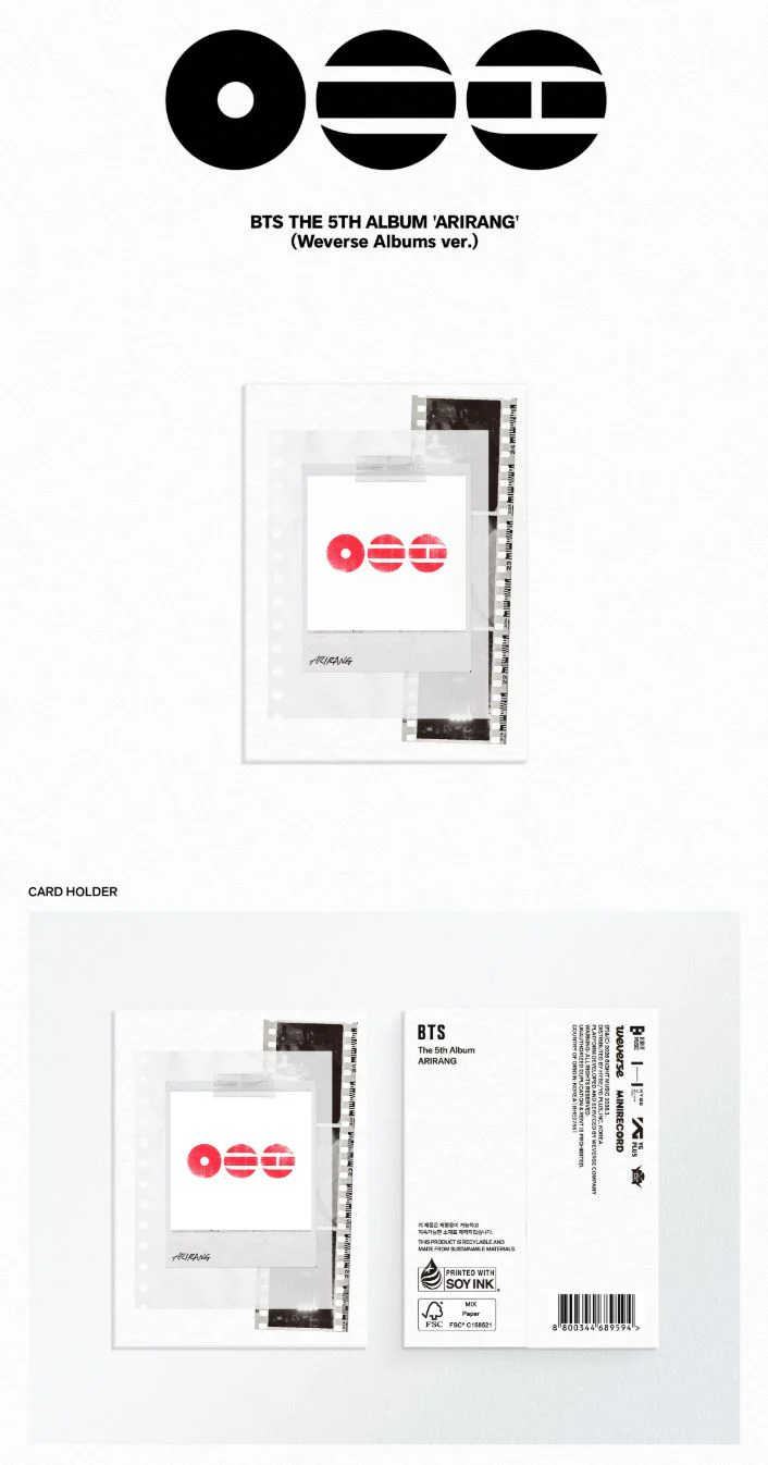 BTS - ARIRANG (WEVERSE ALBUMS VER.) + Aladin Gift - Image 3