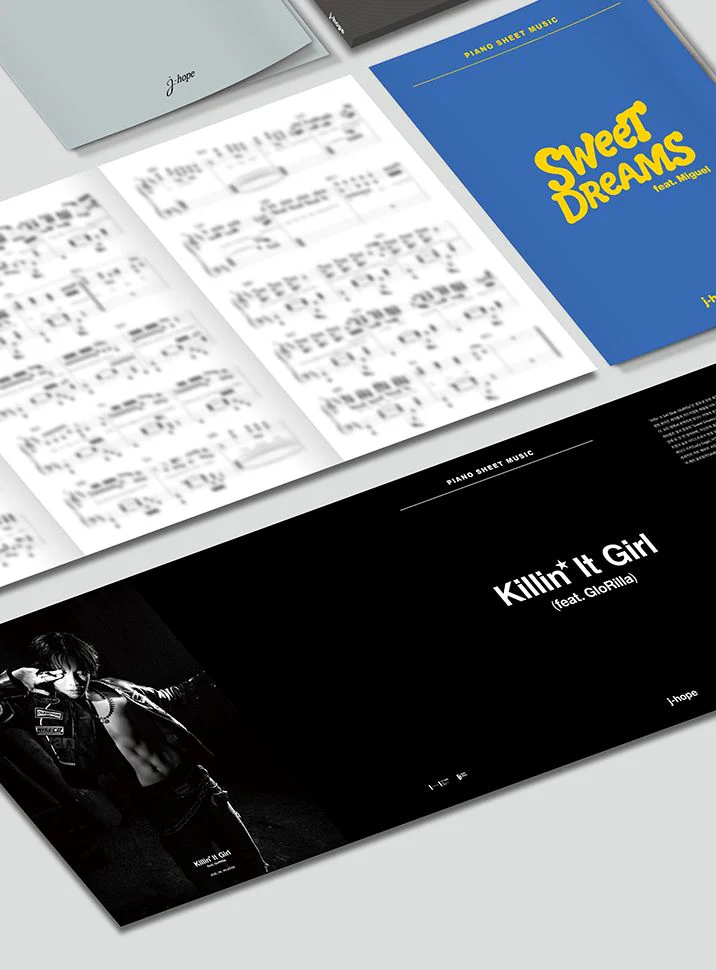 BTS - PIANO SHEET MUSIC : J-HOPE (PACKAGE) - Image 3