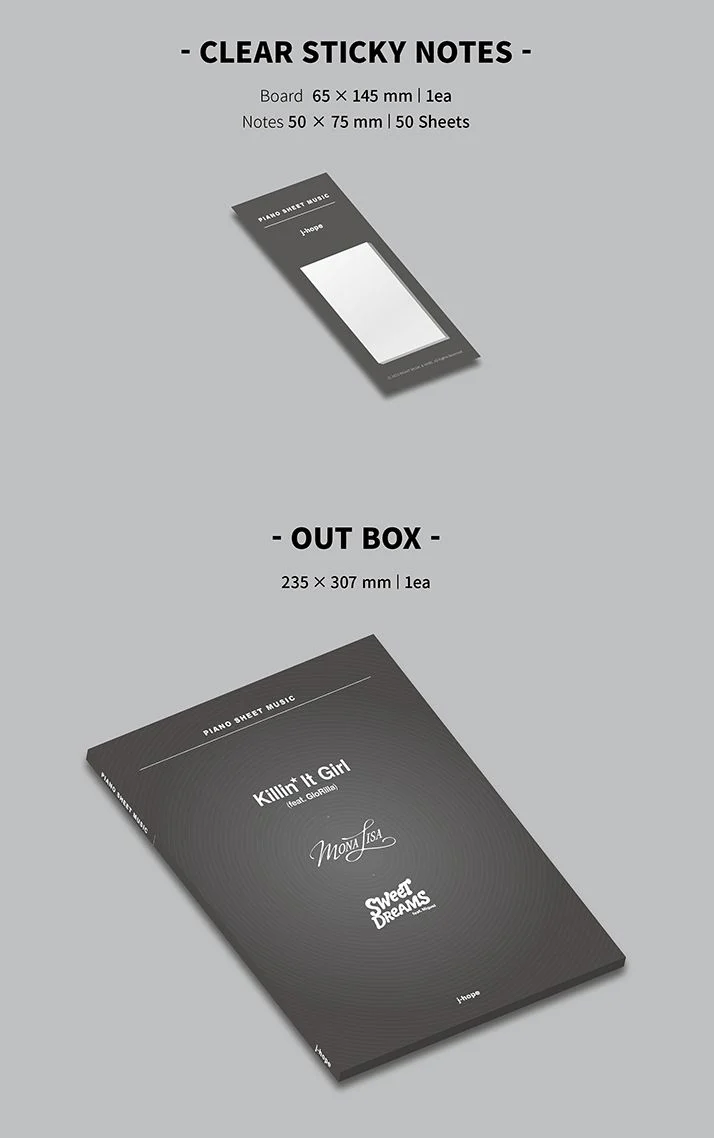 BTS - PIANO SHEET MUSIC : J-HOPE (PACKAGE) - Image 7