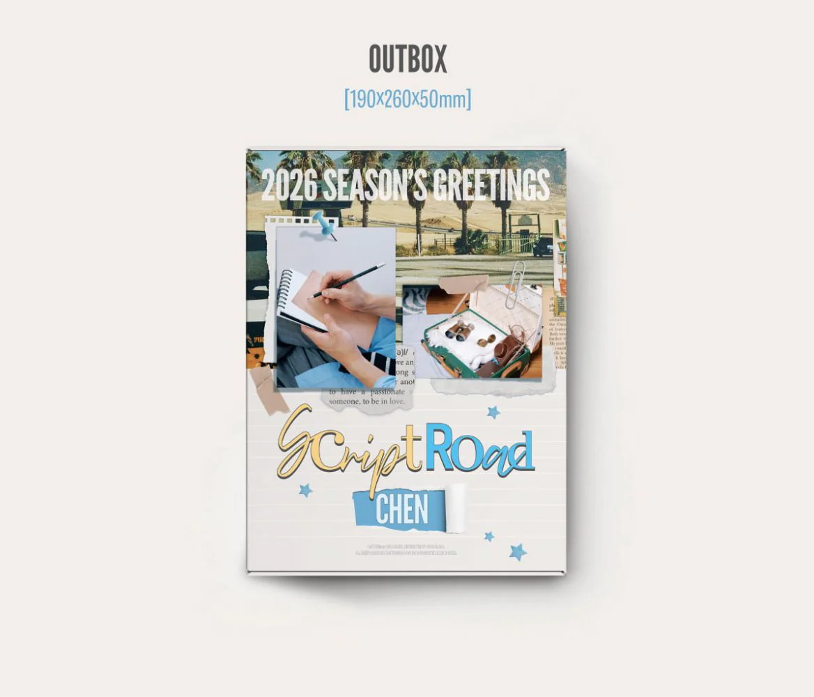CHEN (EXO) - 2026 SEASON'S GREETINGS (SCRIPT ROAD) + Extra Photocard - Image 4