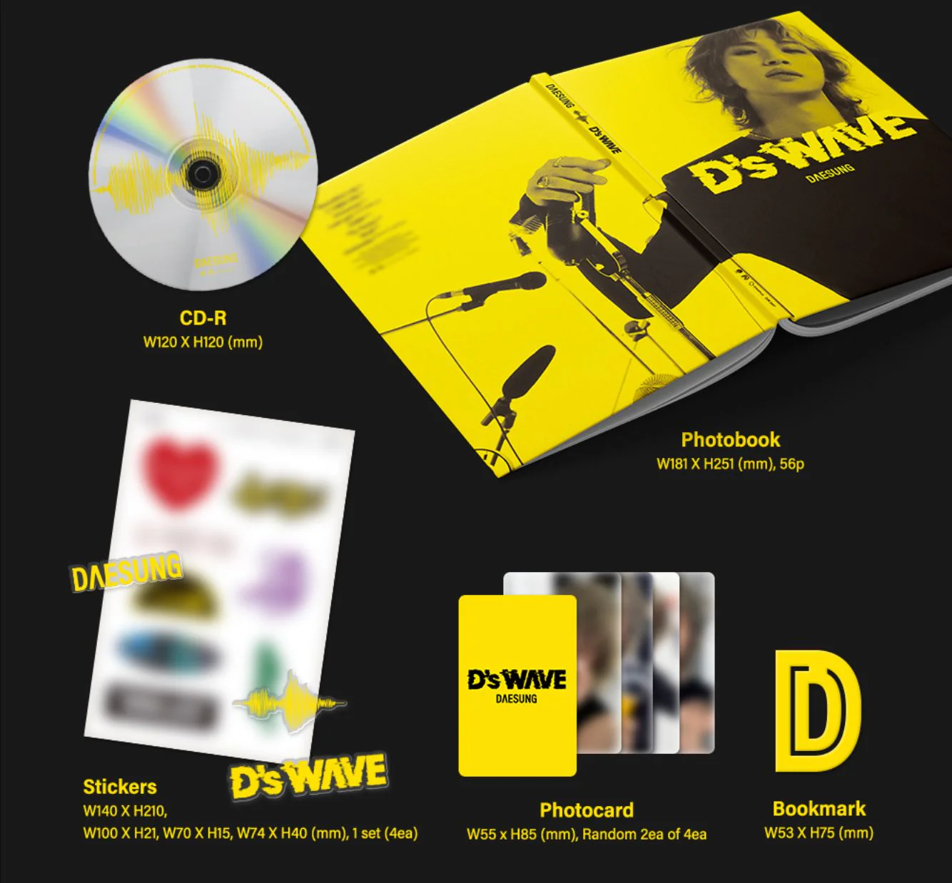 DAESUNG (BIGBANG) - D’S WAVE (YELLOW VER.) - Image 3