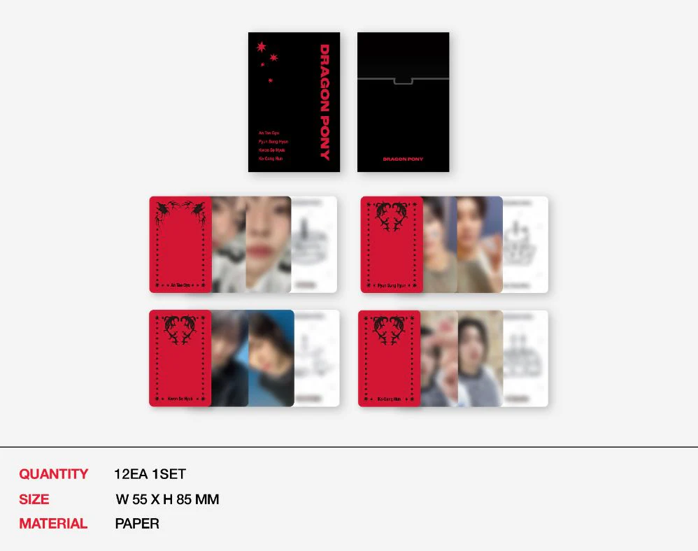 DRAGON PONY - PHOTOCARD PACK (1ST ANNIVERSARY MD) - Image 2