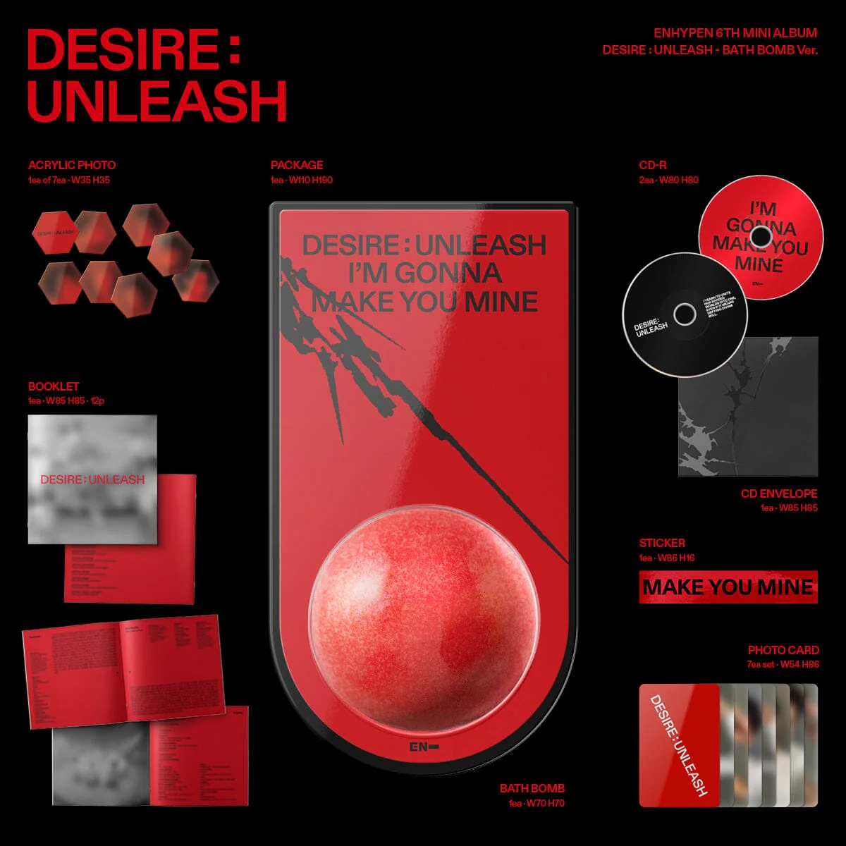 ENHYPEN - DESIRE : UNLEASH (BATH BOMB VER.) - Image 2