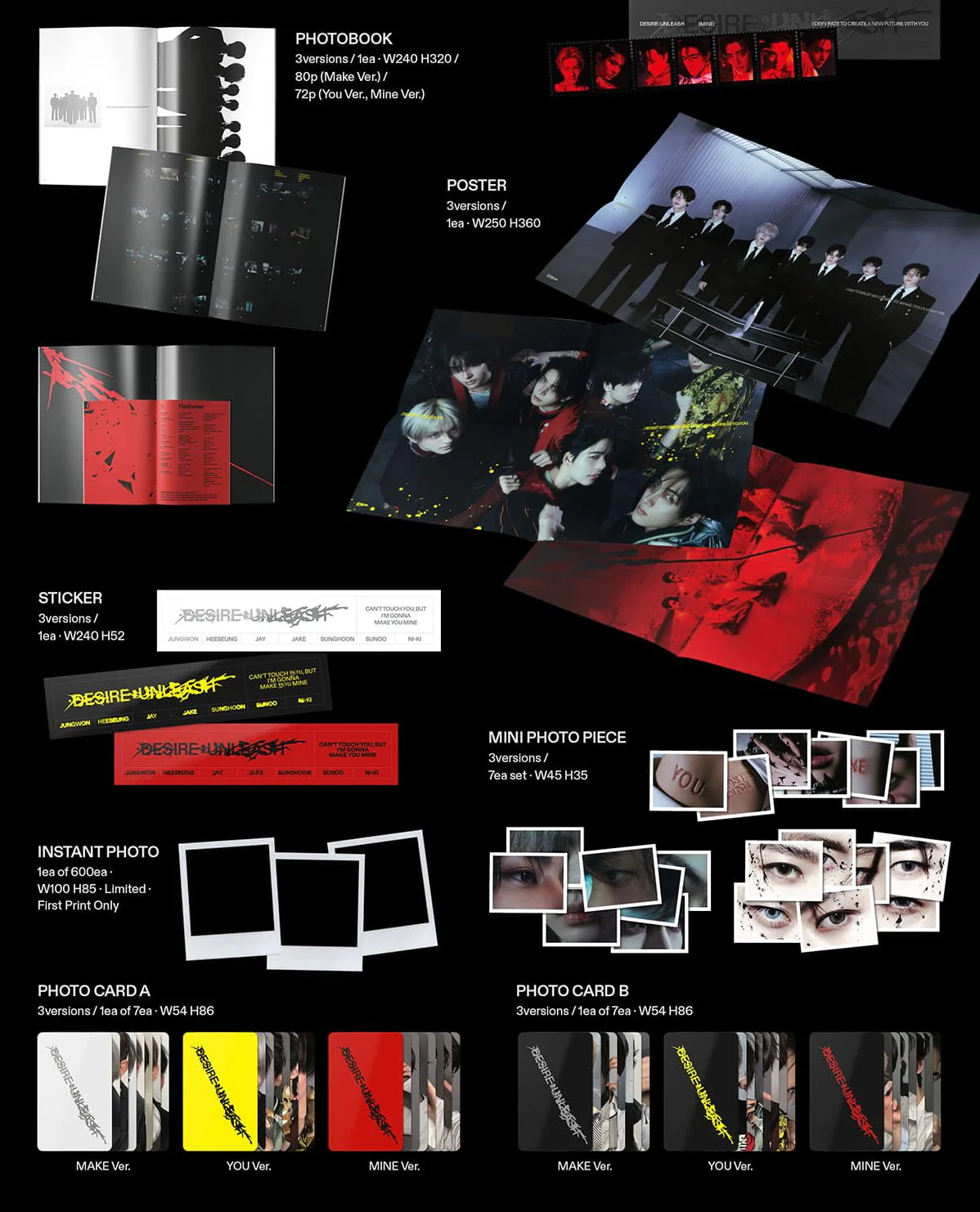 ENHYPEN - DESIRE : UNLEASH + BDM Photocard - Image 3