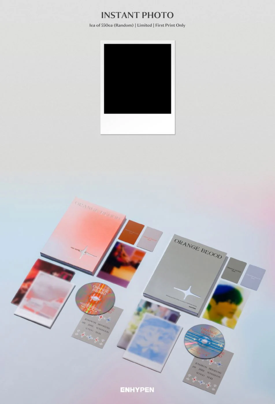 ENHYPEN - ORANGE BLOOD (5TH MINI ALBUM) STANDARD VER. + BDM Photocard - Image 10