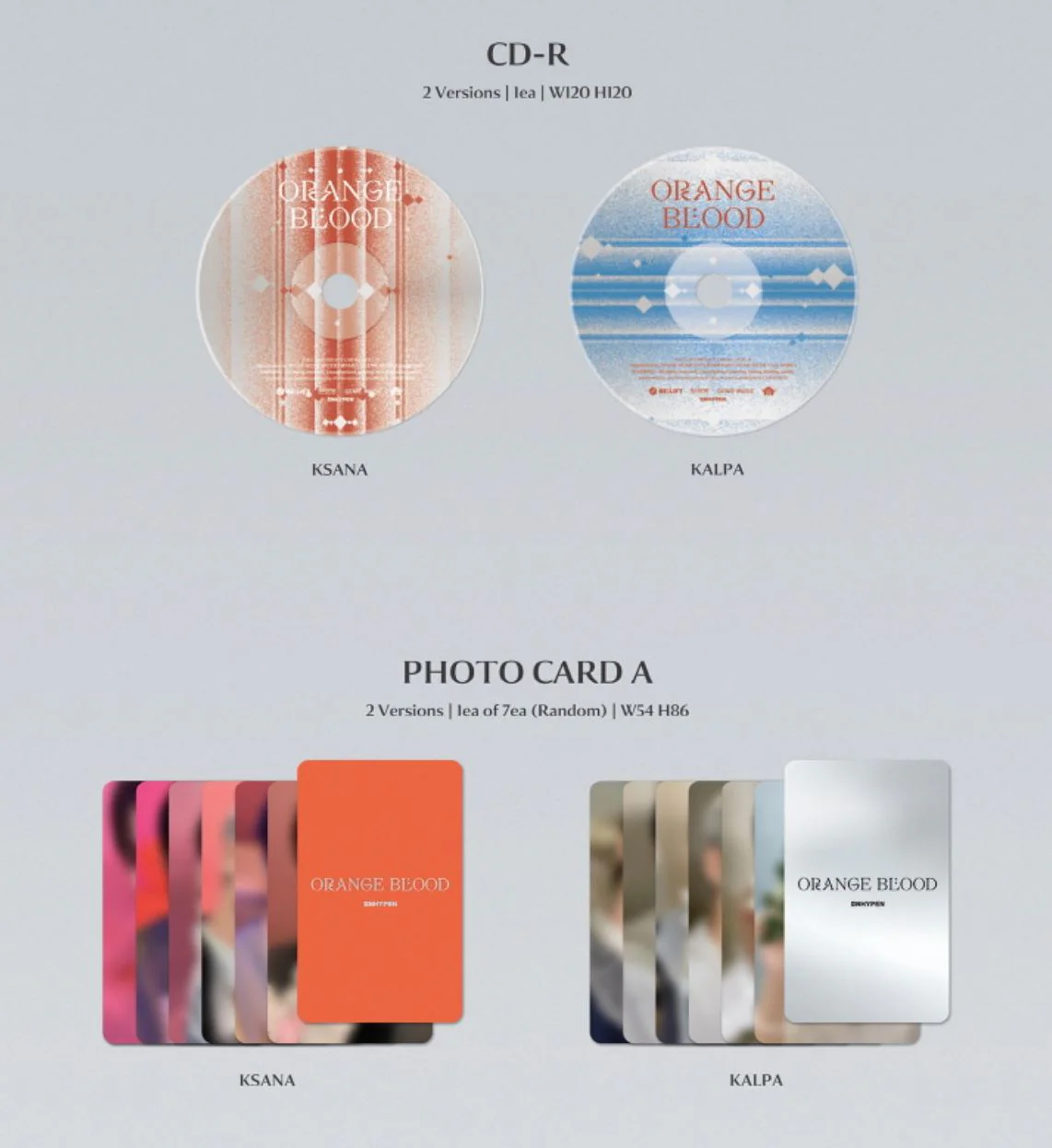 ENHYPEN - ORANGE BLOOD (5TH MINI ALBUM) STANDARD VER. + BDM Photocard - Image 6