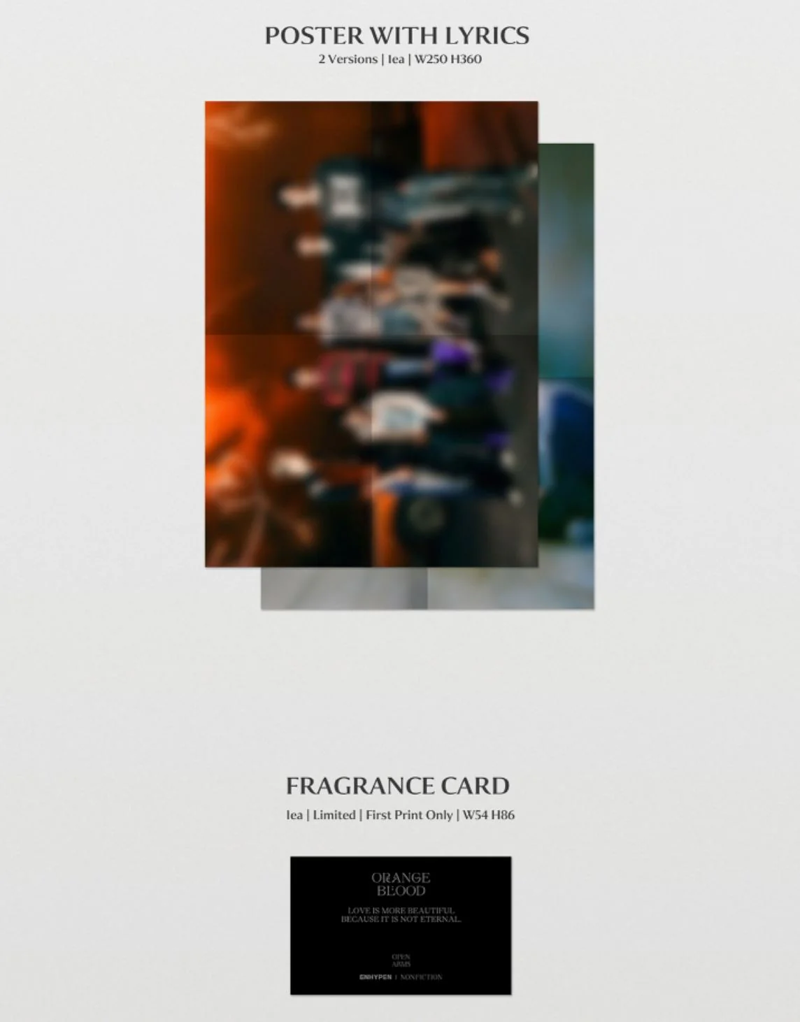 ENHYPEN - ORANGE BLOOD (5TH MINI ALBUM) STANDARD VER. + BDM Photocard - Image 9