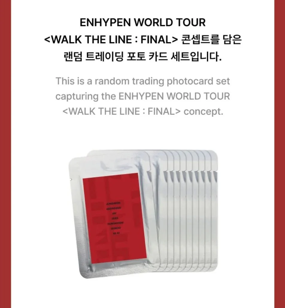 ENHYPEN - WALK THE LINE : FINAL WORLD TOUR OFFICIAL MD - Image 12
