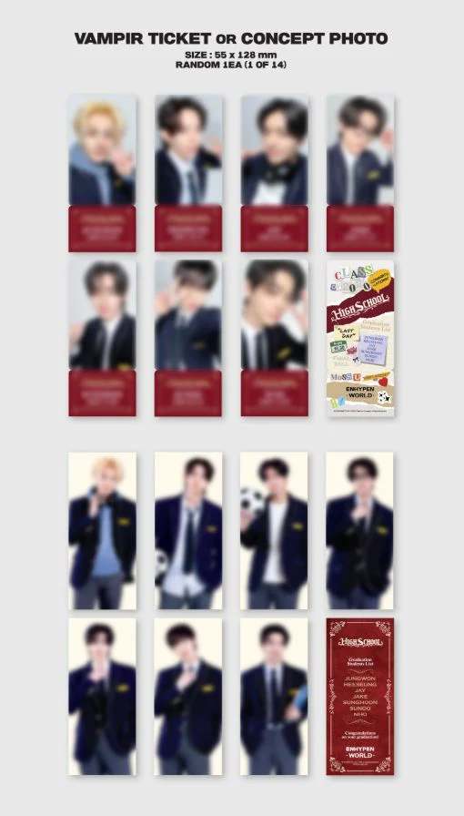ENHYPEN - WORLD COUPON CARD COLLECTION (HIGH SCHOOL VER.) - Image 15