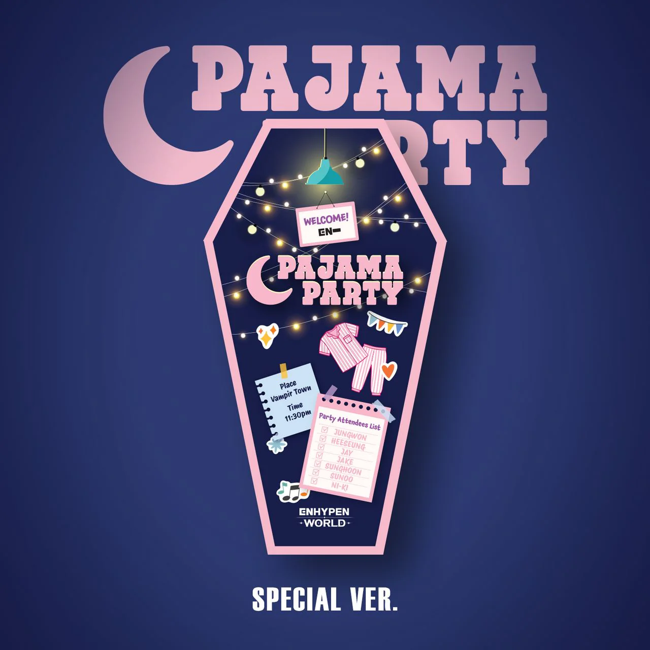 ENHYPEN - WORLD COUPON CARD COLLECTION (PAJAMA PARTY VER.) - Image 6