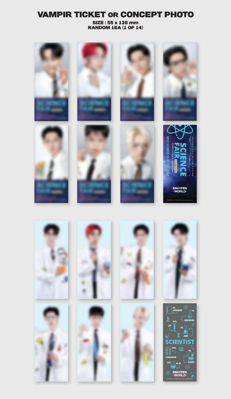 ENHYPEN - WORLD COUPON CARD COLLECTION (SCIENTIST VER.) - Image 8