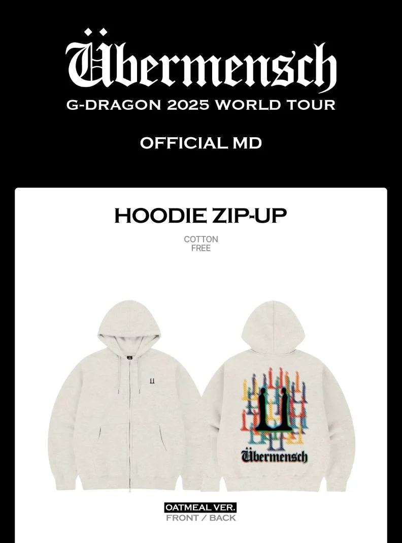G-DRAGON - CLOTHES (2025 WORLD TOUR 'ÜBERMENSCH' OFFICIAL MD) - Image 9