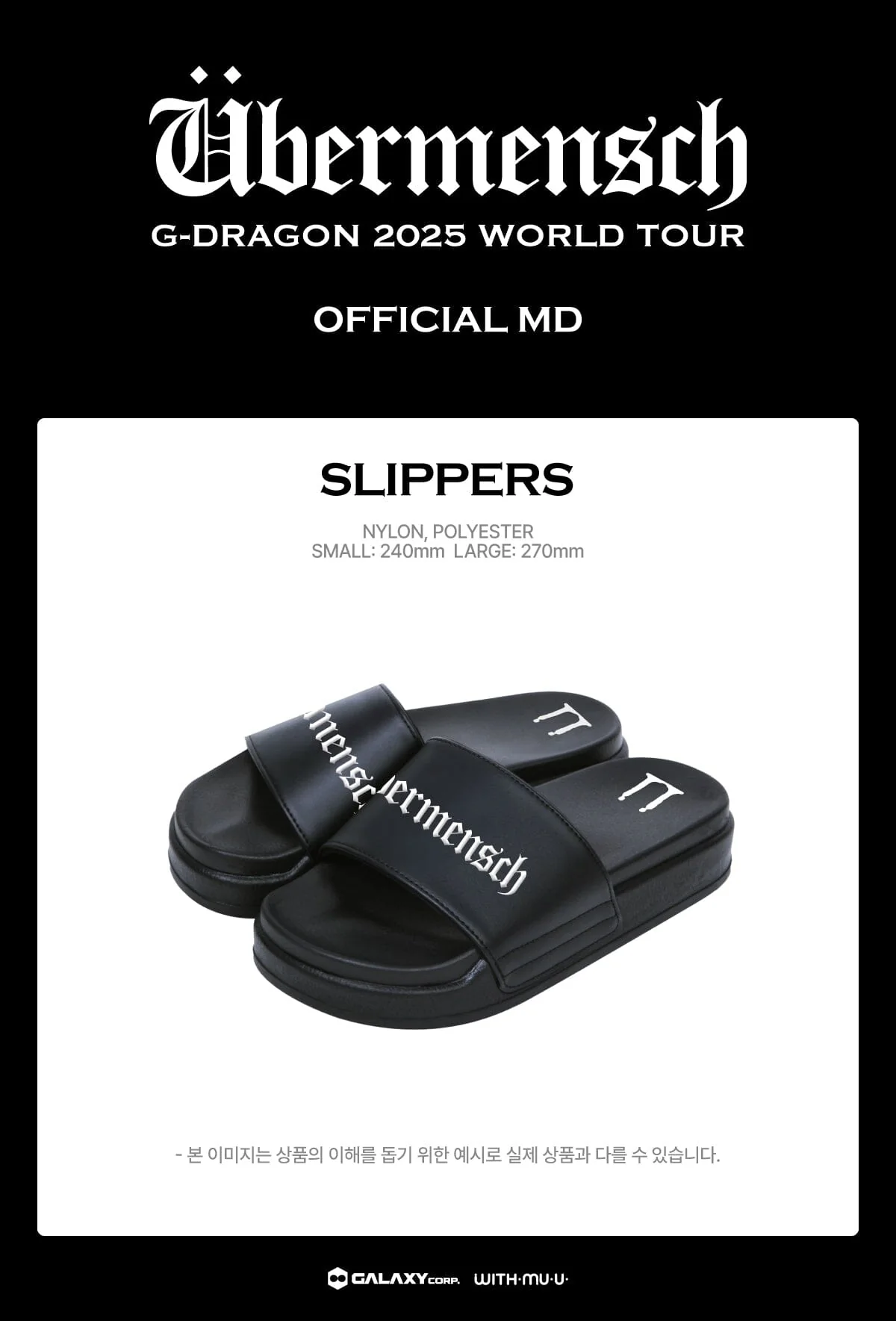 G-DRAGON - SOCKS & SLIPPERS (2025 WORLD TOUR 'ÜBERMENSCH' OFFICIAL MD) - Image 7