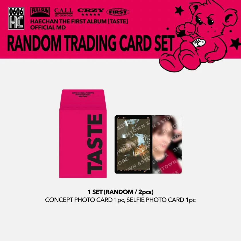 HAECHAN (NCT) - RANDOM TRADING CARD SET (THE 1ST ALBUM 'TASTE' OFFICIAL MD) - Image 2