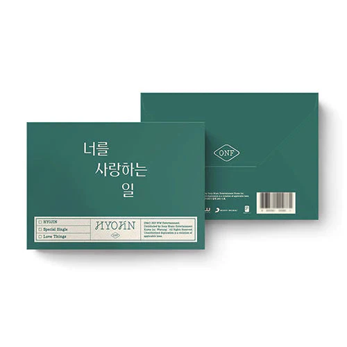 HYOJIN (ONF) - LOVE THINGS (SPECIAL SINGLE) Poca Album