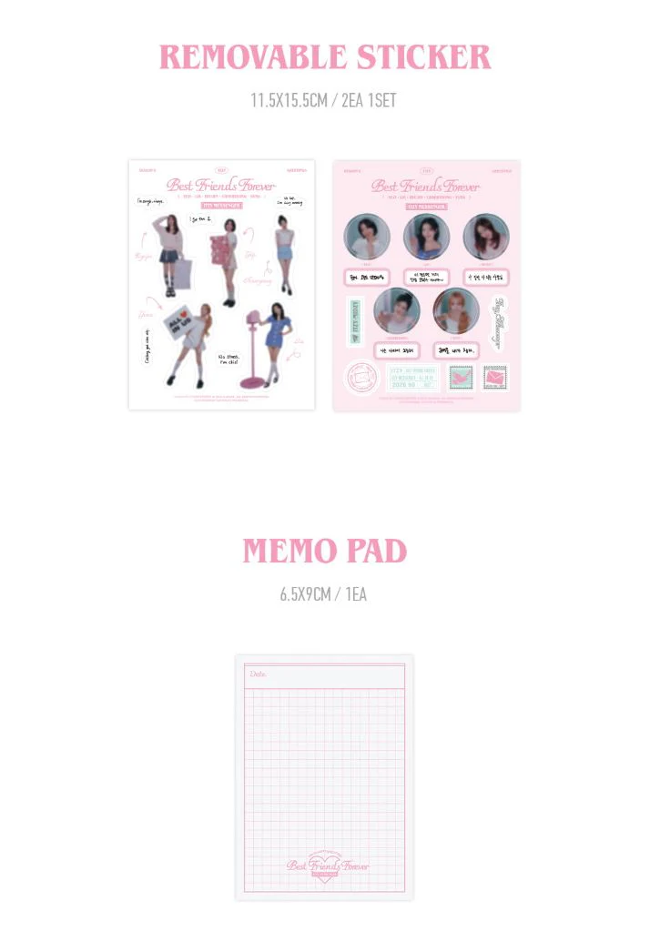 ITZY - 2026 SEASON'S GREETINGS (BEST FRIENDS FOREVER) + FANS SHOP Photocard Set - Image 8