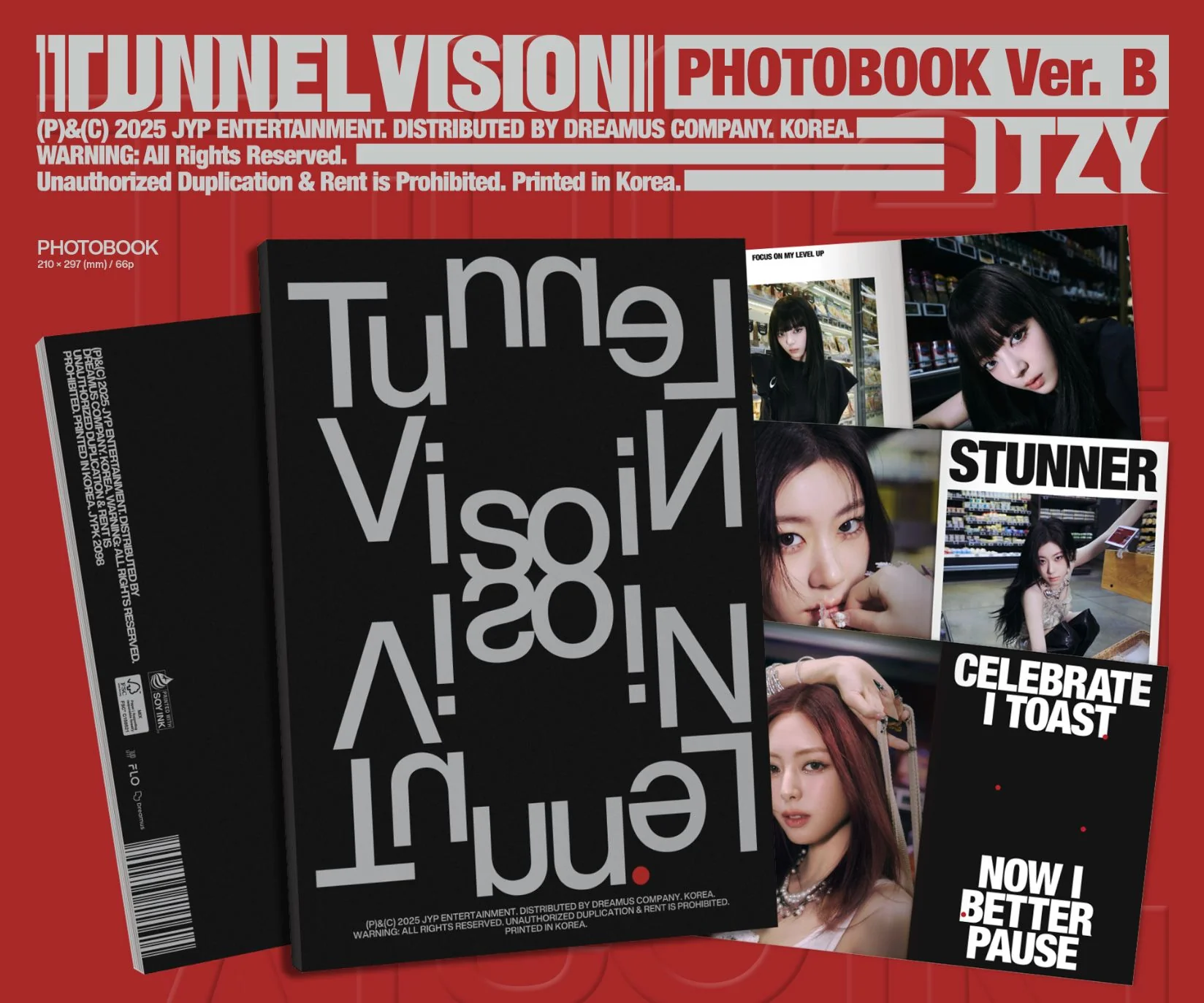 ITZY - TUNNEL VISION (PHOTOBOOK VER.) + FANS SHOP Photocard - Image 6