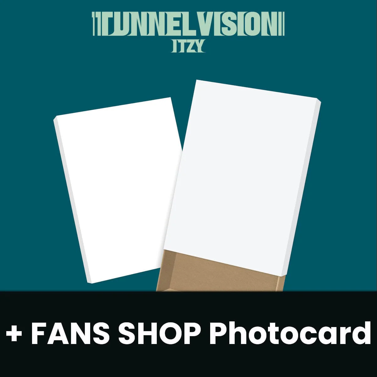 ITZY - TUNNEL VISION (POCA ALBUM) + FANS SHOP Photocard