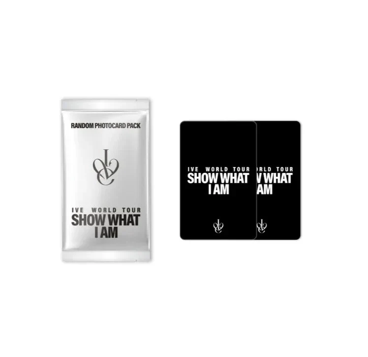 IVE - RANDOM PHOTOCARD PACK (WORLD TOUR 'SHOW WHAT I AM' OFFICIAL MD)