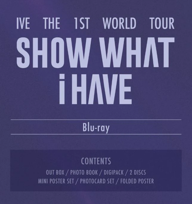 IVE - THE 1ST WORLD TOUR 'SHOW WHAT I HAVE' (DVD/ BLU-RAY/ KIT) + Starship Photocard - Image 11