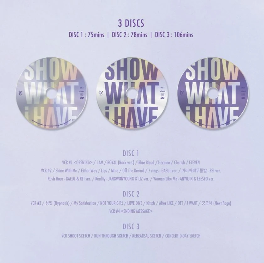 IVE - THE 1ST WORLD TOUR 'SHOW WHAT I HAVE' (DVD/ BLU-RAY/ KIT) + Starship Photocard - Image 7