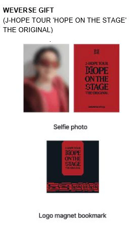 J-HOPE (BTS) - J-HOPE TOUR 'HOPE ON THE STAGE' THE ORIGINAL + POB WEVERSE GIFT - Image 2
