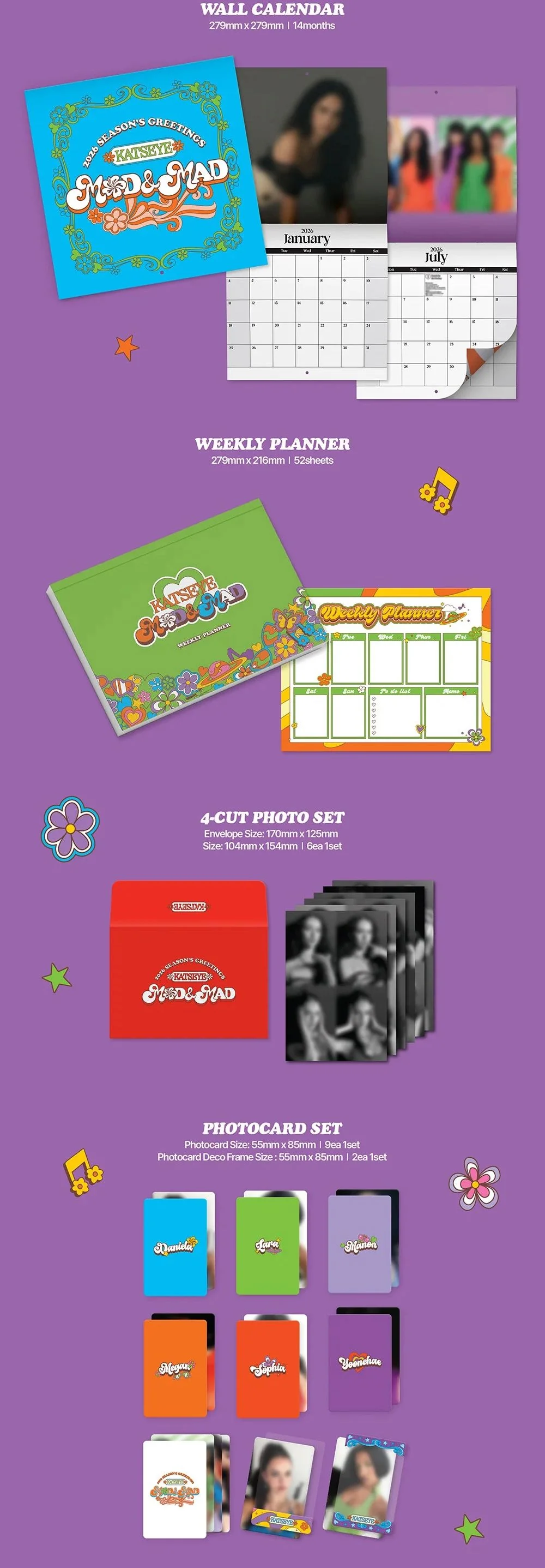 KATSEYE - 2026 SEASON'S GREETINGS + Weverse Gift - Image 4