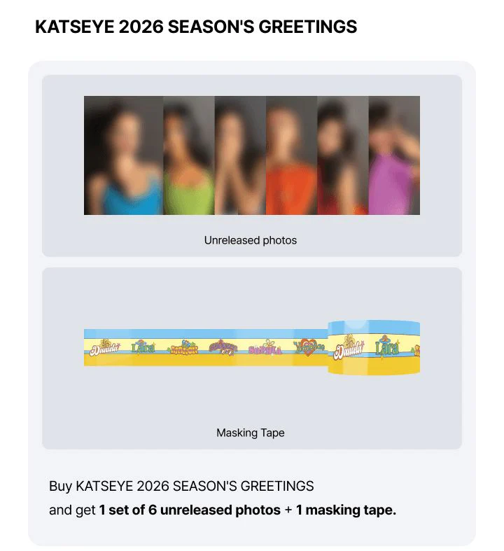 KATSEYE - 2026 SEASON'S GREETINGS + Weverse Gift - Image 6