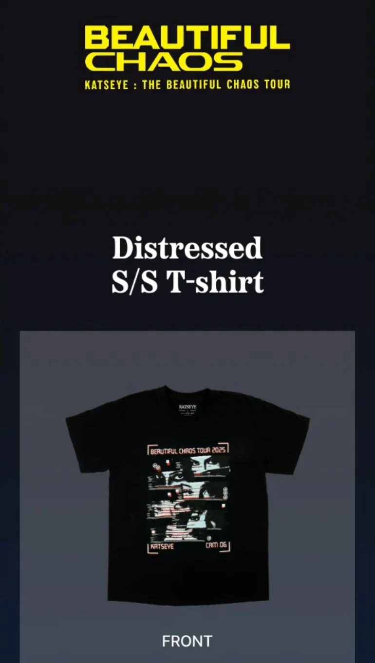 KATSEYE - T-SHIRTS & HOODIES (THE BEAUTIFUL CHAOS OFFICIAL MD) - Image 3