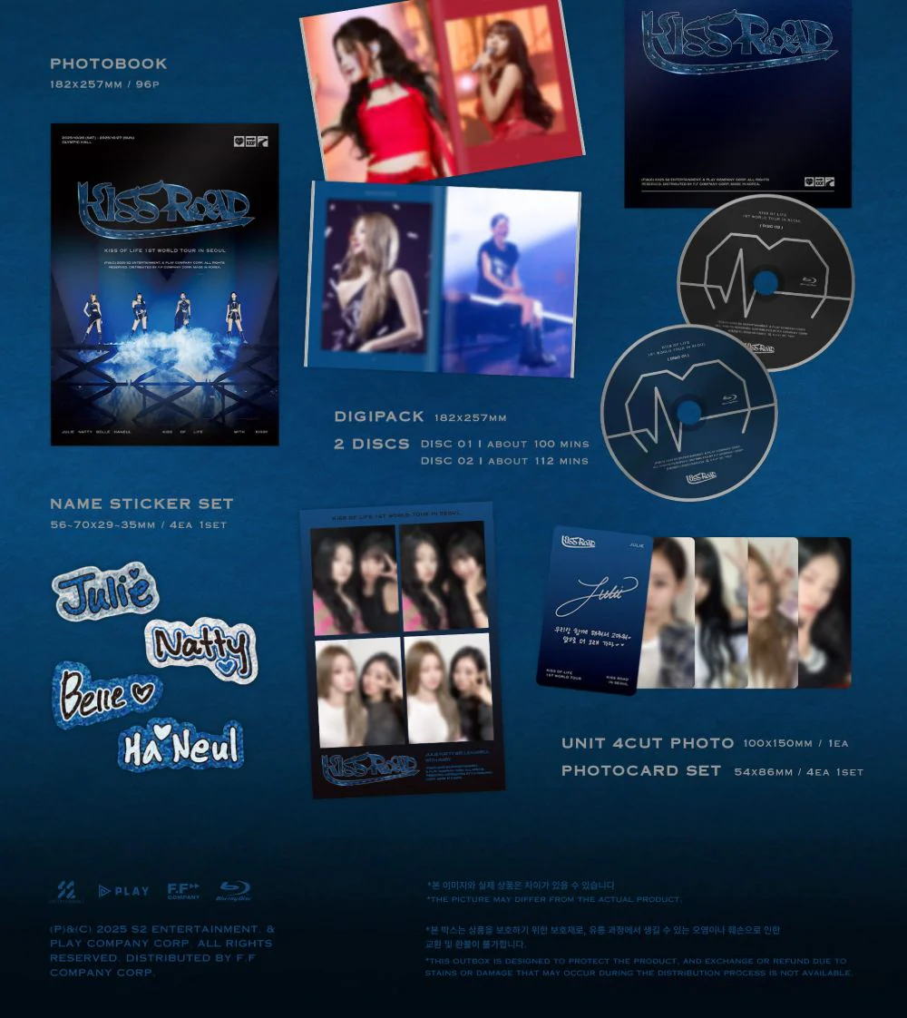 KISS OF LIFE - 1ST WORLD TOUR 'KISS ROAD' IN SEOUL (BLU-RAY) - Image 3