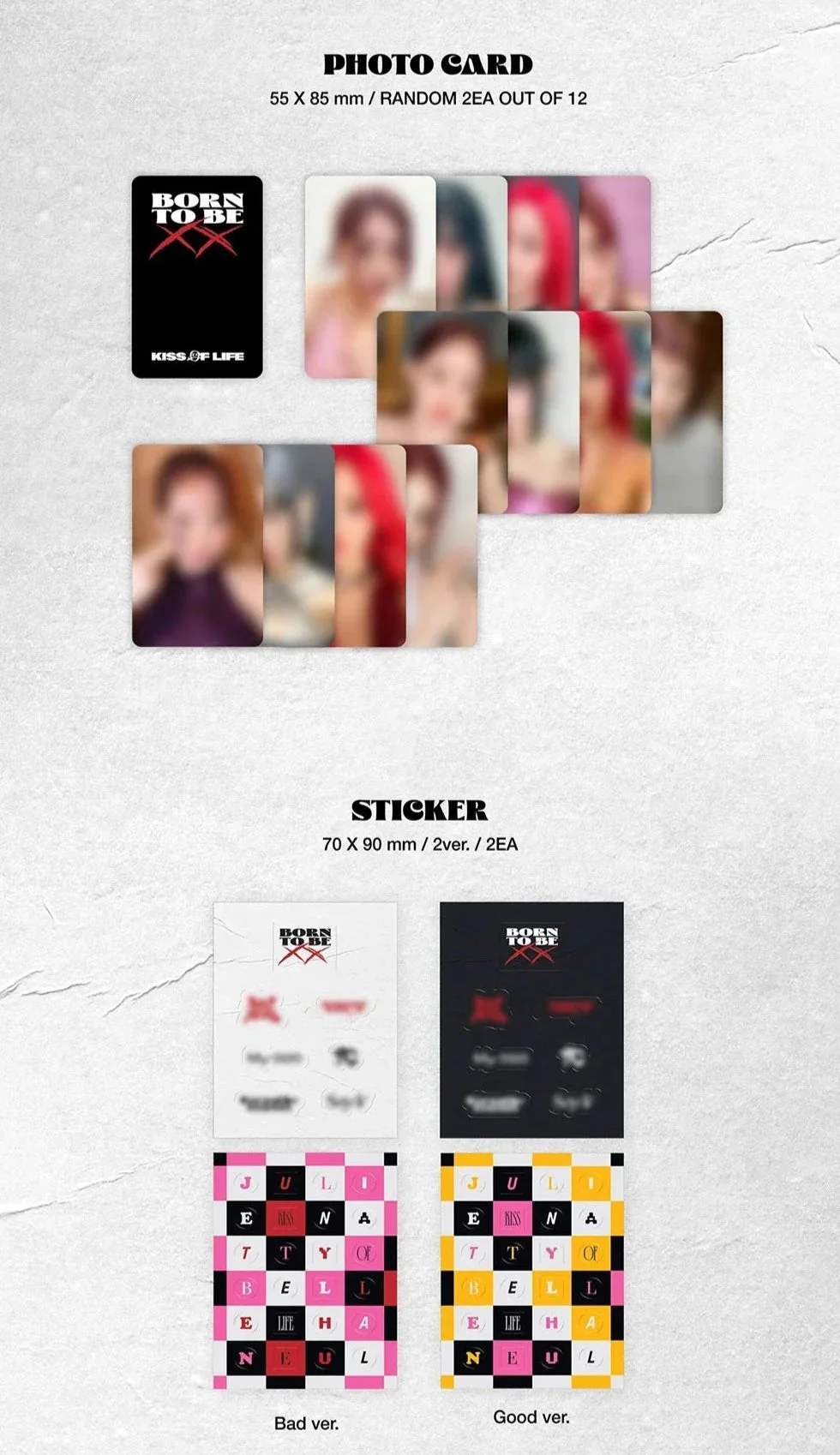 KISS OF LIFE - BORN TO BE XX (2ND MINI ALBUM) POCA ALBUM - Image 6